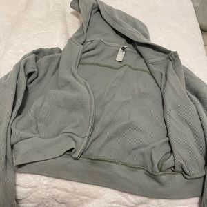 Skims waffle hoodie XXS